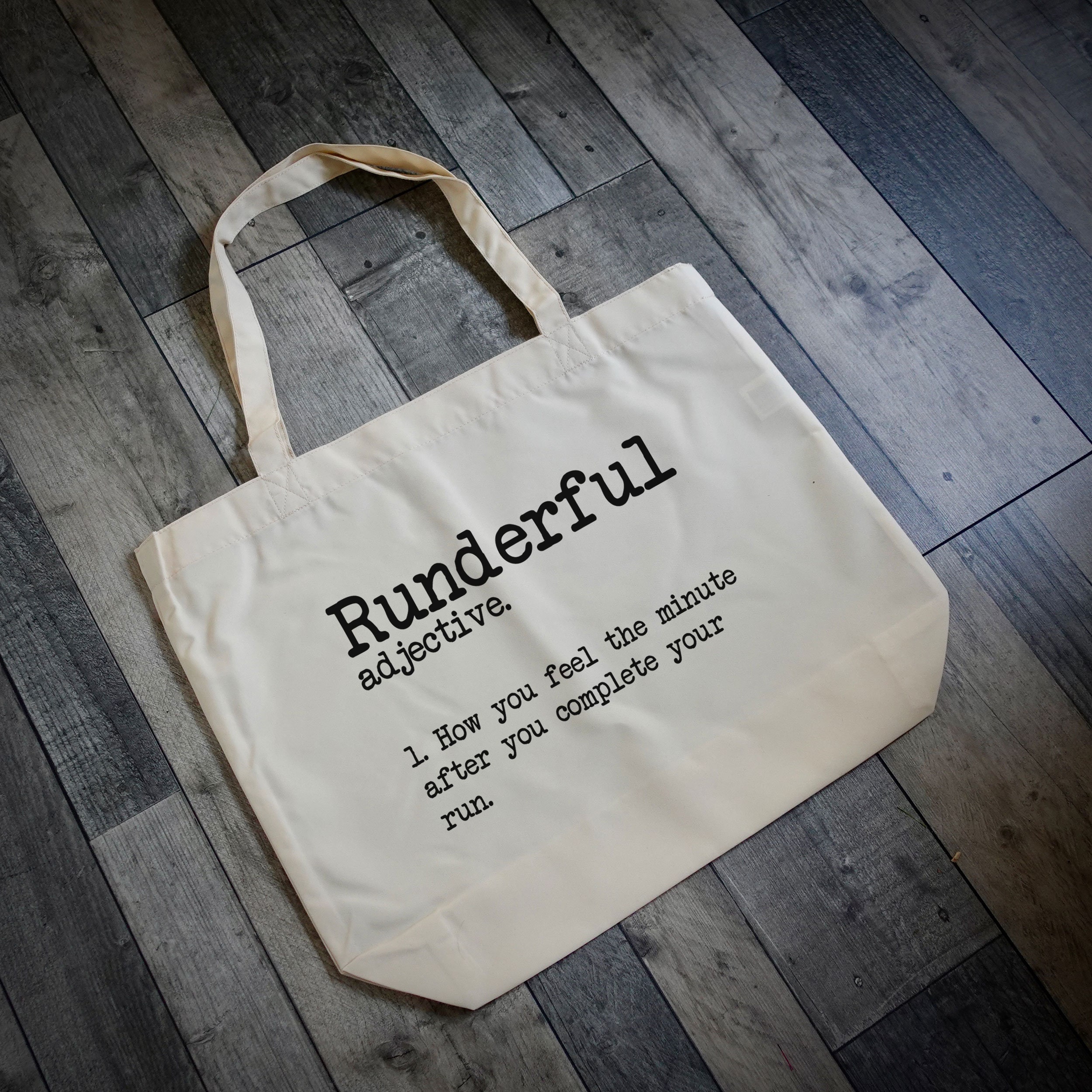 Runderful Dictionary Definition Tote Bag Runners Gift Etsy UK