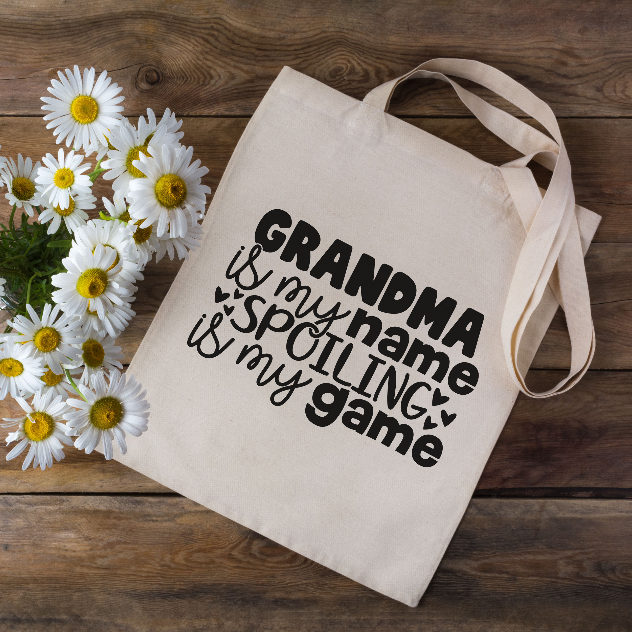 Grandma is My Name Spoiling is My Game Tote Bag Grandma Gift - Etsy