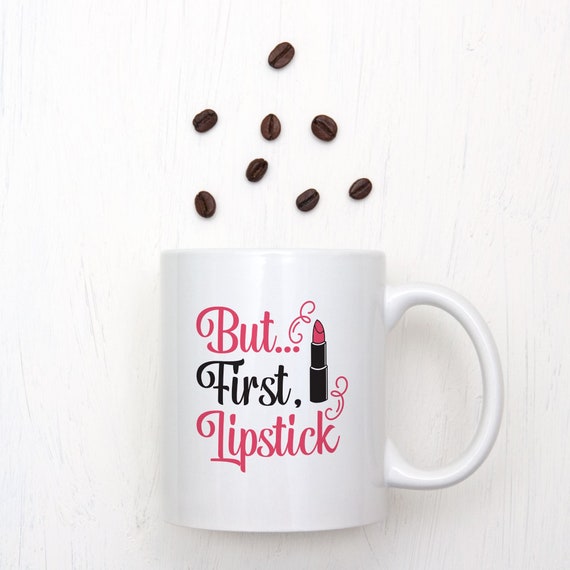 Pero la primera taza de maquillaje de lápiz labial taza de - Etsy España Pero la primera taza de maquillaje de lápiz labial taza de - Etsy España