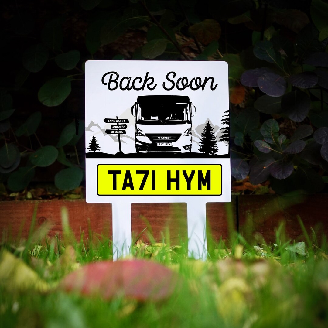 Motorhome Pitch Reserved Sign | SecureFix Direct