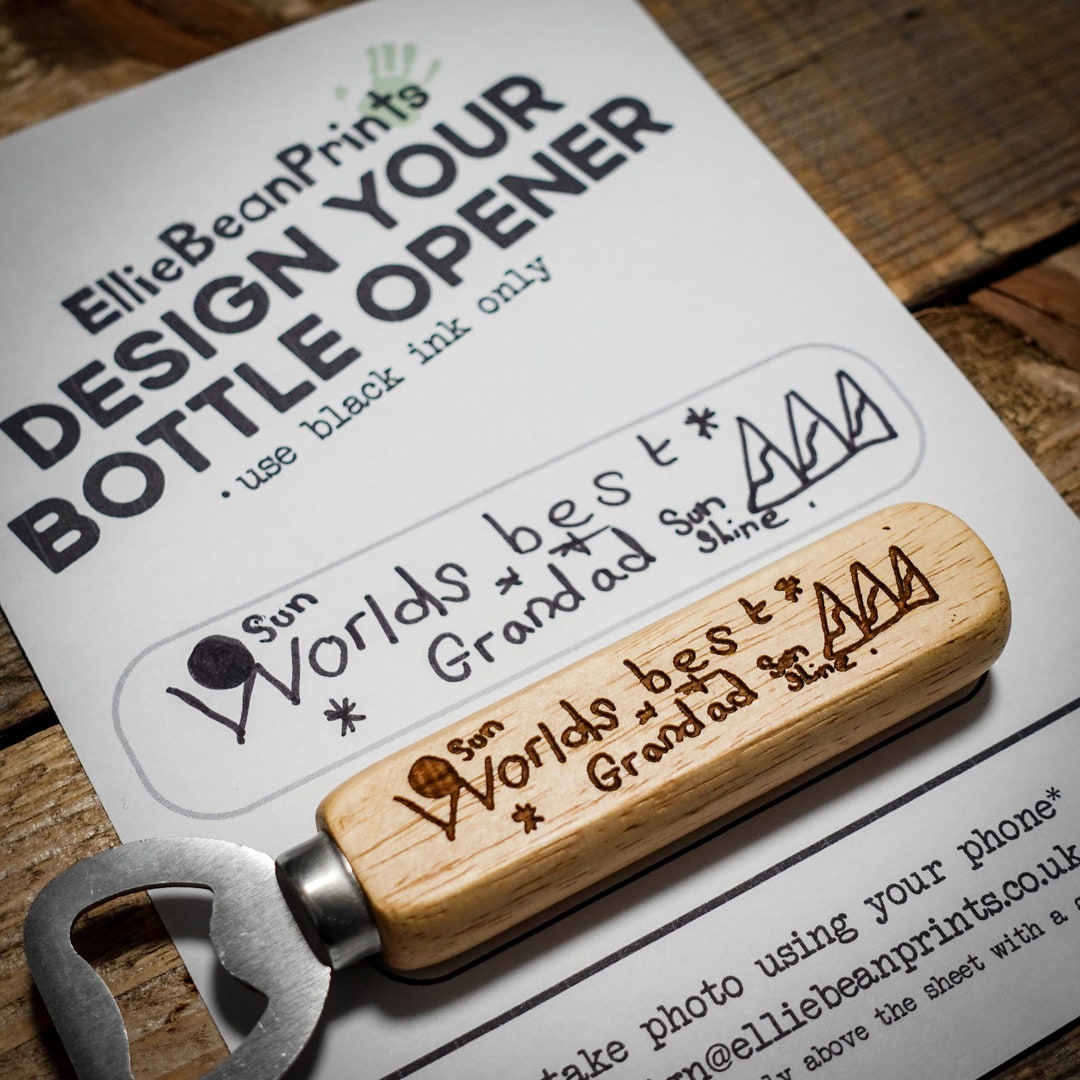 Personalised Design Your Own Wooden Stainless Steel Bottle