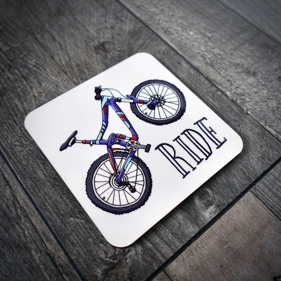 Paseo MTB Coaster Mountain Bike Gift MTB - Etsy España