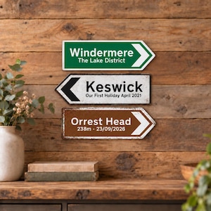 Personalised UK Road Sign | Custom Street Sign | Any Text