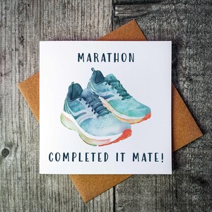 Marathon voltooide het partnerkaart | Gefeliciteerd | Kaarten voor hardlopers