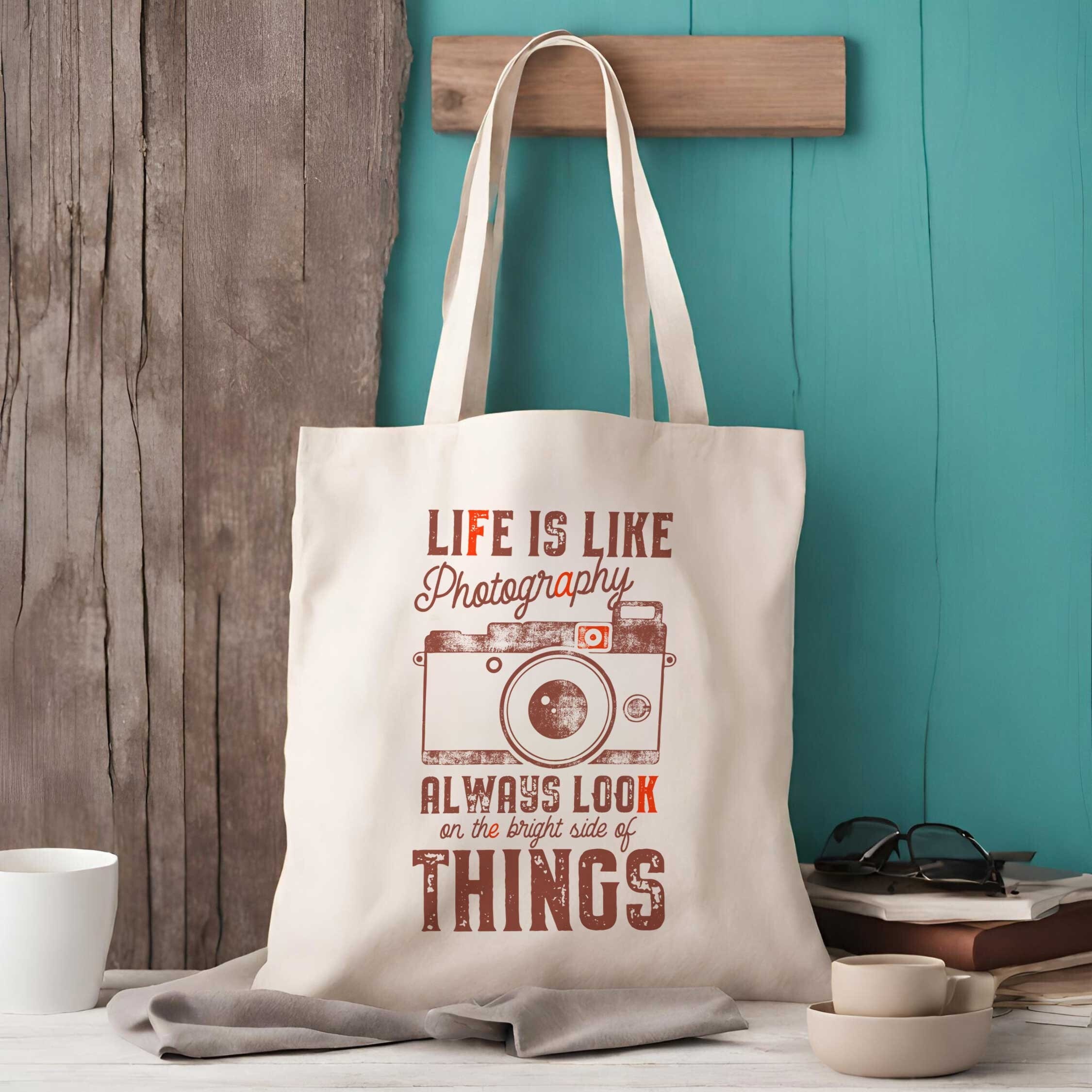 Life is Like Photography Tote Bag Camera Tote Bag Photographer Etsy Canada