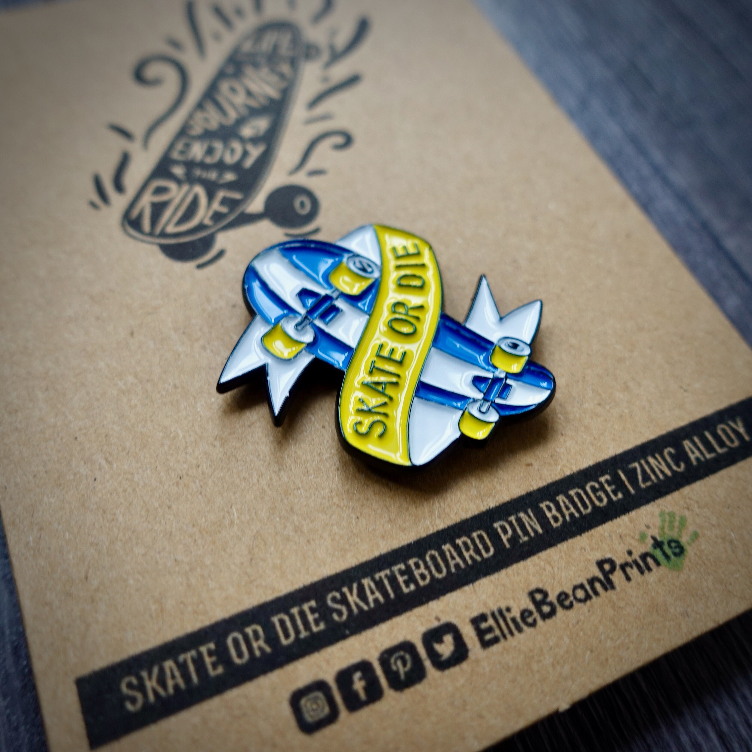 Broche Rotative "What To Eat" - Aosbset - Alliage Métal Émaillé - Cadeau Humoristique Pour Femme