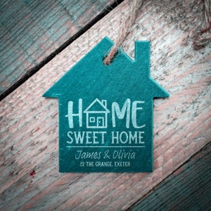 Personalised New Home Gift Home Sweet Home Slate House - New Home Gift - House Warming Gift - Cute Slate House