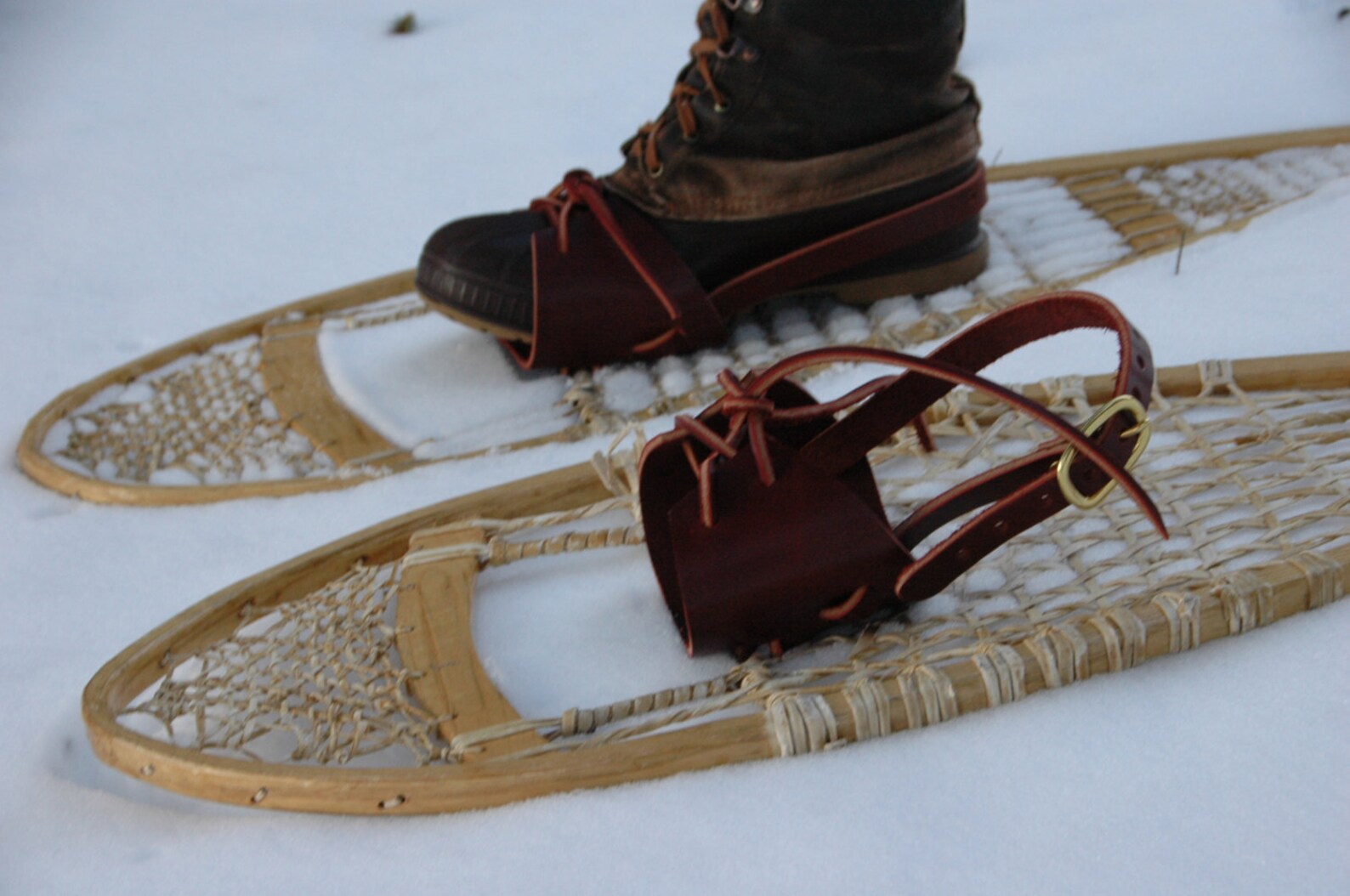 Solekicks Leather Snowshoe Bindings Etsy Canada