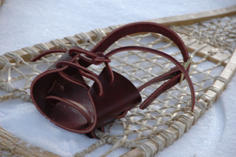 Solekicks Leather Snowshoe Bindings Etsy