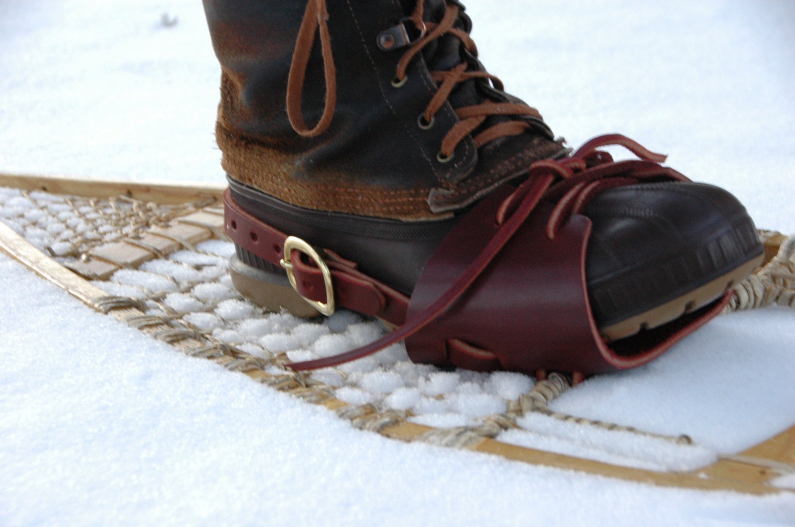 Solekicks Leather Snowshoe Bindings Etsy Canada