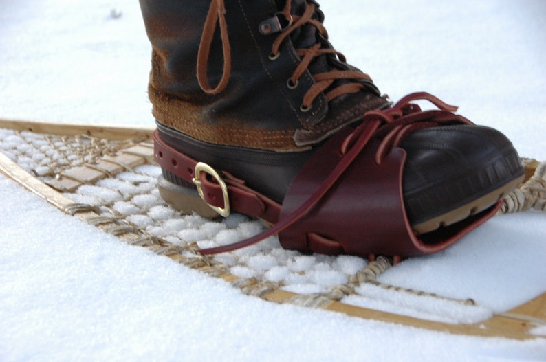Solekicks Leather Snowshoe Bindings Etsy