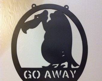 Go away sign | Etsy