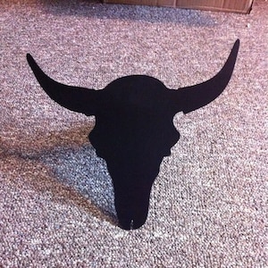 Handmade Metal Cow Skull Hitch Receiver Cover