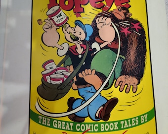 Libro de Popeye de edición vintage de 2011: Las grandes historias de cómics de Bud Sagendorf.