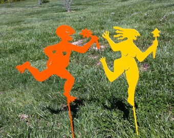 Naked Garden Stake - Etsy