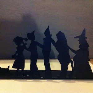 Wizard of Oz Silhouette: Handmade Metal Shelf Sitter or Garden Stake