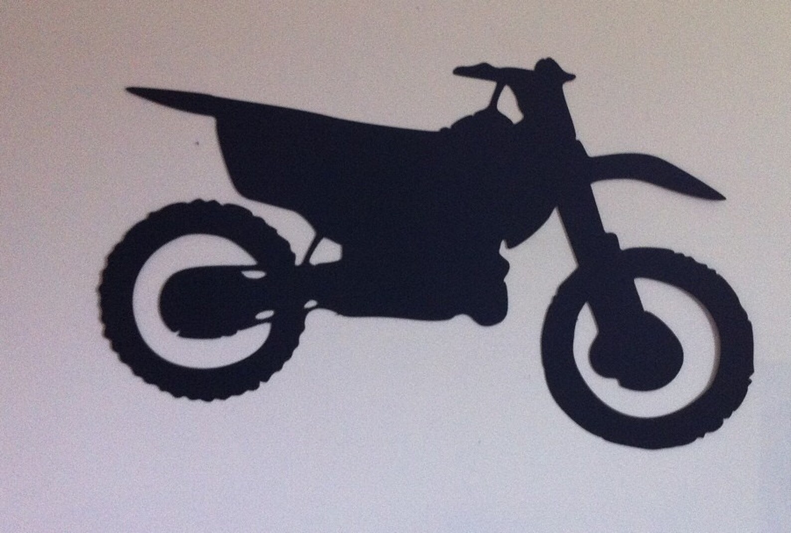 Dirt Bike Silhoutte Metal Wall Art Metal Dirt Bike Boy's Etsy