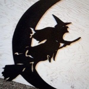Steel Witch Wall Hanger Or Garden Stake