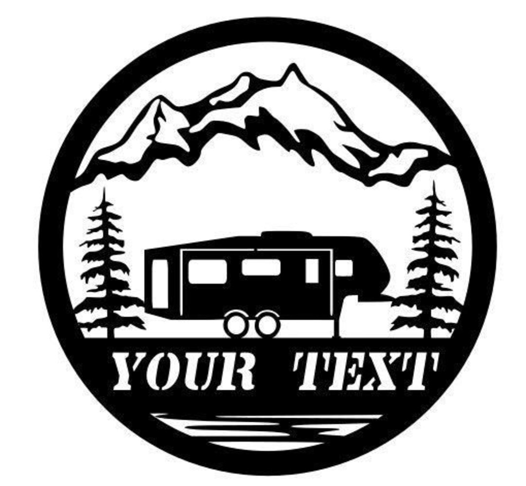 Camper Sign 5th Wheel Camping Sign Camp Site Camping Sign 18