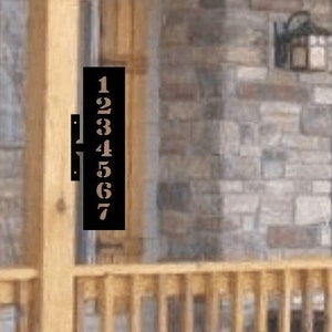Post Mount Address Sign Welcome Post Sign Address, Name Or Welcome Post Mount Sign 15 x 4