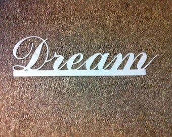 Metal Dream Wall Word Metal Dream Wall Art