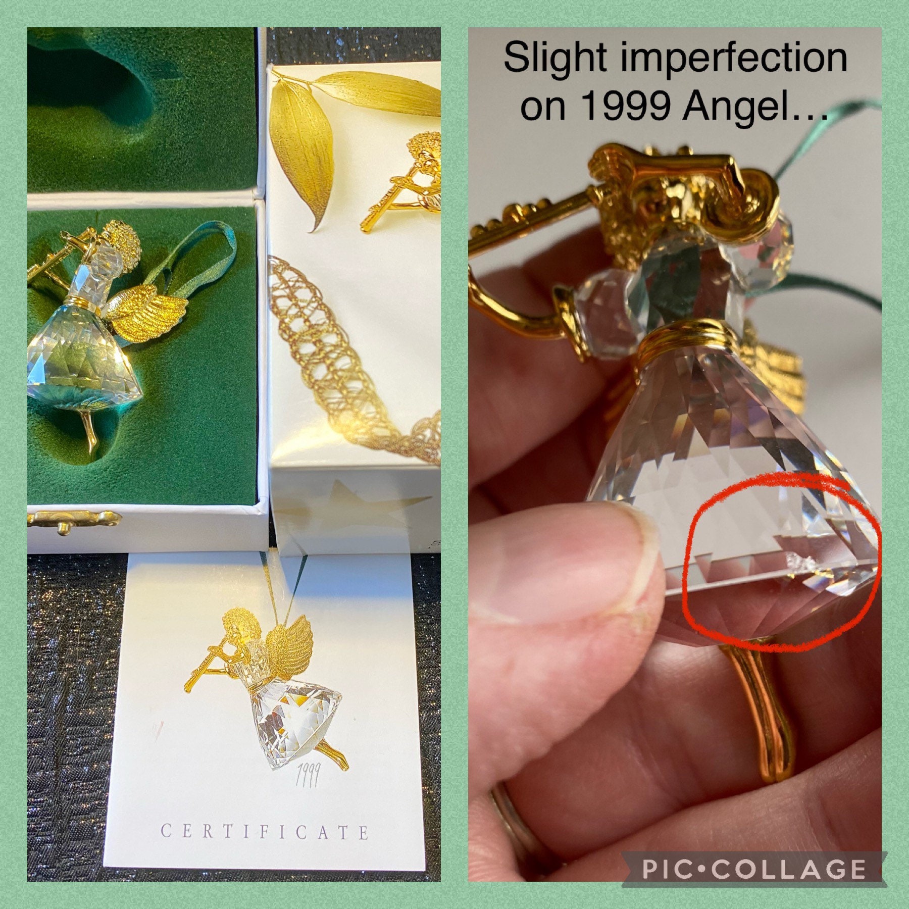 SWAROVSKI クリスタルメモリアルエンジェル 1999 SWAROVSKI クリスタルメモリアルエンジェル 1999 Swarovski