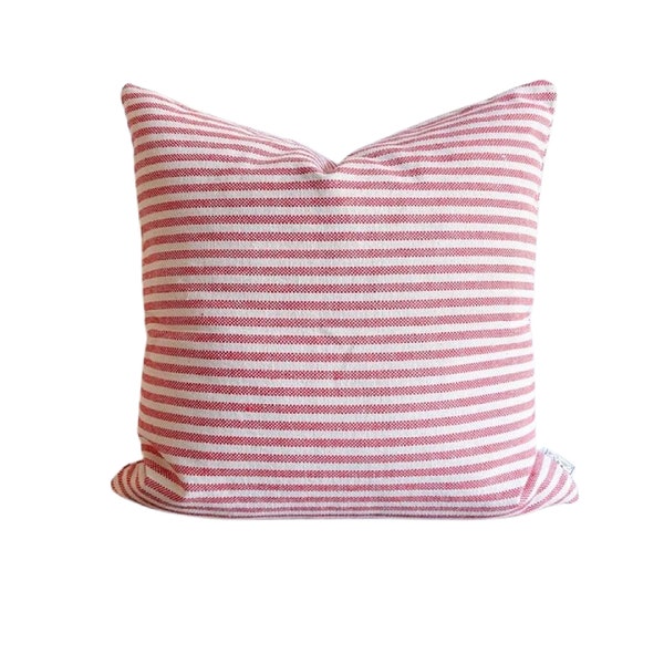 Red and White Pillow Etsy