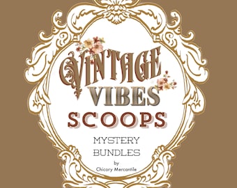 Vintage Vibes Scoops Mystery Bundles, Lucky Scoops, Mystery Scoops, Home Decor Bundles, Vintage Style