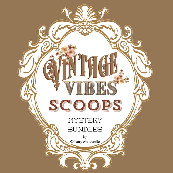 Vintage Vibes Scoops Mystery Bundles, Lucky Scoops, Mystery Scoops, Home Decor Bundles, Vintage Style, Home Decor Bundle, Antiques, Gothic