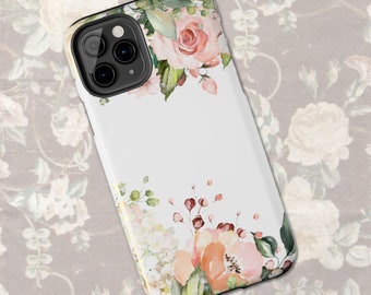 Coquette Floral iPhone Case Feminine Floral iPhone Case Pink Florals phone case coquette phonecase pink florals phone case coquette