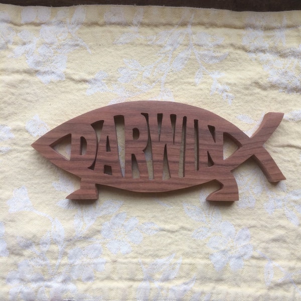 Darwin Evolve Fish Trivet