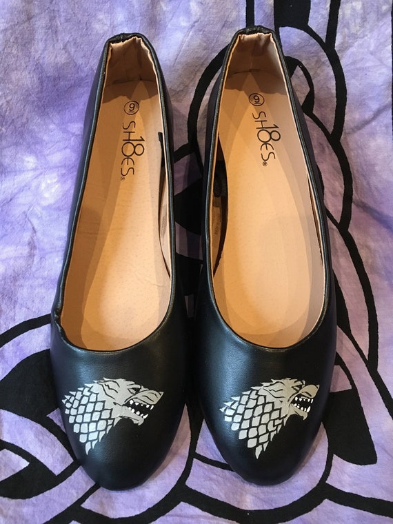 game of thrones house stark shoes