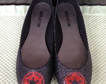 Imperial Crest Glitter Shoes