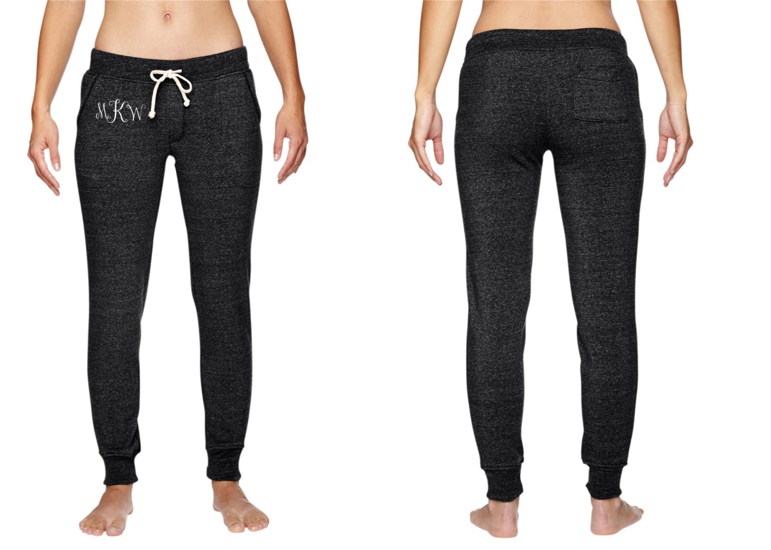 monogram cuffed leg joggers