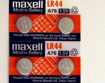 Add batteries to your pet safety lights: AG13 LR44 L1154 357 A76 battery button cell batteries; Maxell or Motobatt for LED safety lights