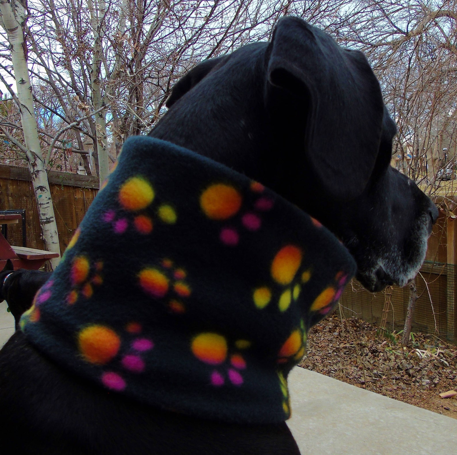 Fleece dog neck warmer scarf snood gaiter collar cover Etsy