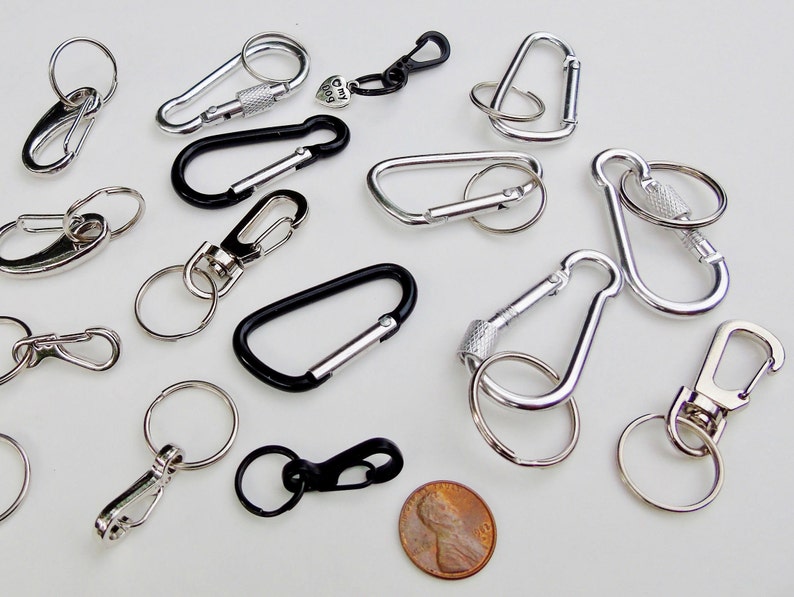 Dog ID Tag Clip Collar Carabiner W/ O Ring Attach Dog's Etsy