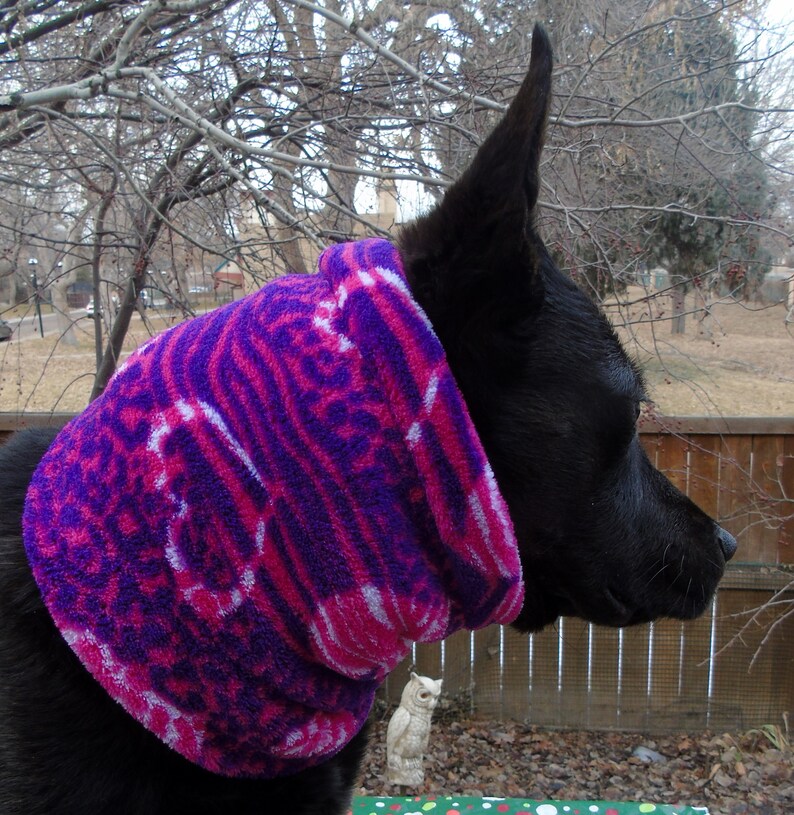 Dog neck warmer fleece snood neckwarmer scarves in different Etsy