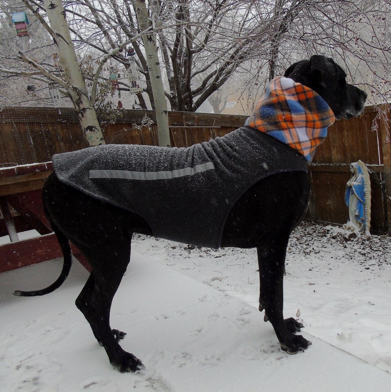 Collar Cover Shortie Dog Neck Warmer Snood Gaiter Tube Etsy