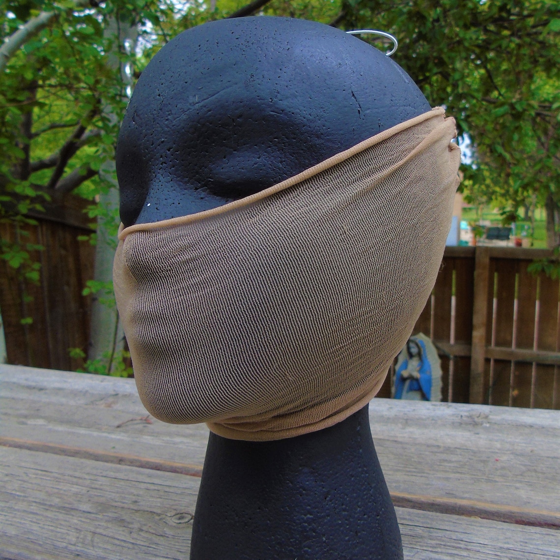 2 Panty Hose Adult Face Masks Sheer Mask Covers Mouth Nose Etsy