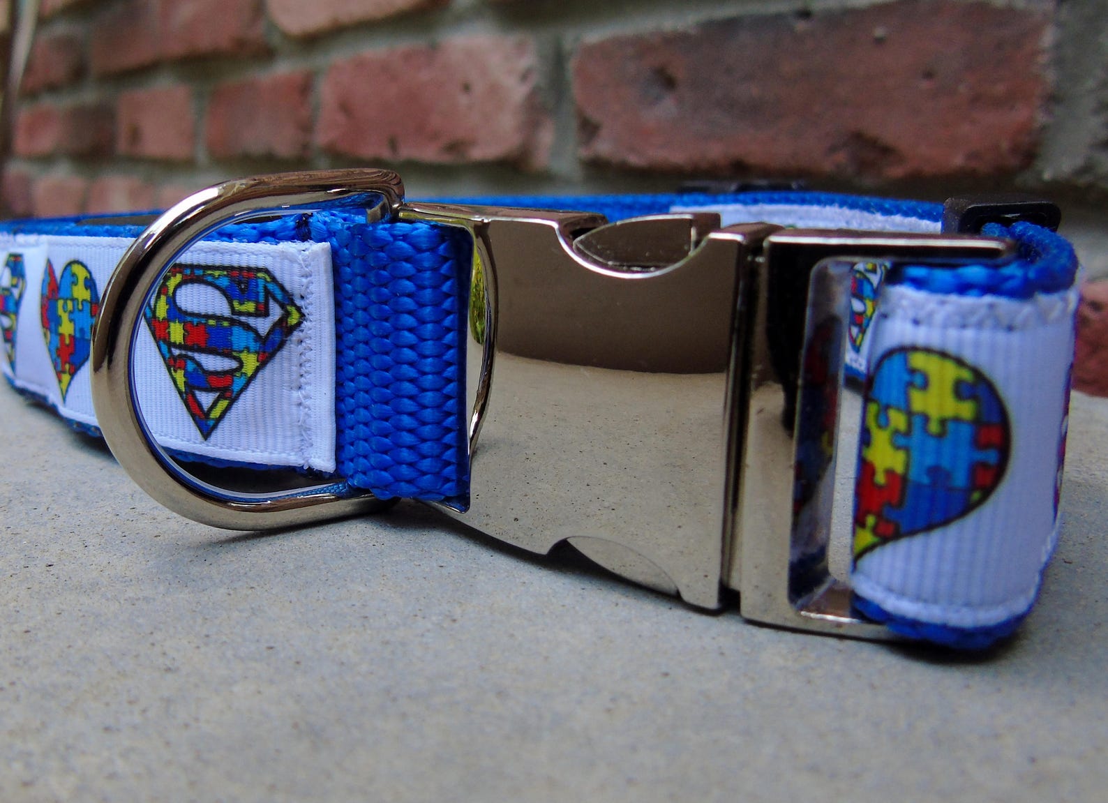 Metal buckle silver dog collar upgrade Etsy