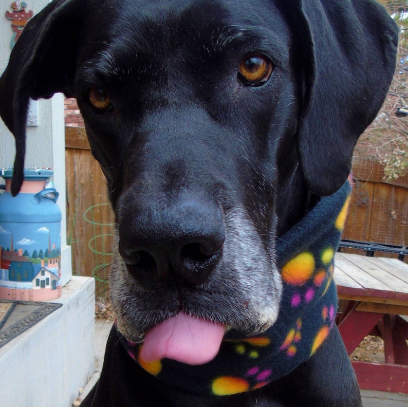 Fleece dog neck warmer scarf snood gaiter collar cover Etsy