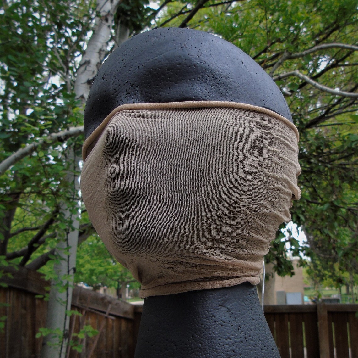 2 Panty Hose Adult Face Masks Sheer Mask Covers Mouth Nose Etsy
