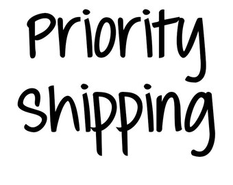 Priority Mail 1-2 Shipping