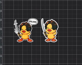 Duck Singer Sticker Pack (8 Pack)
