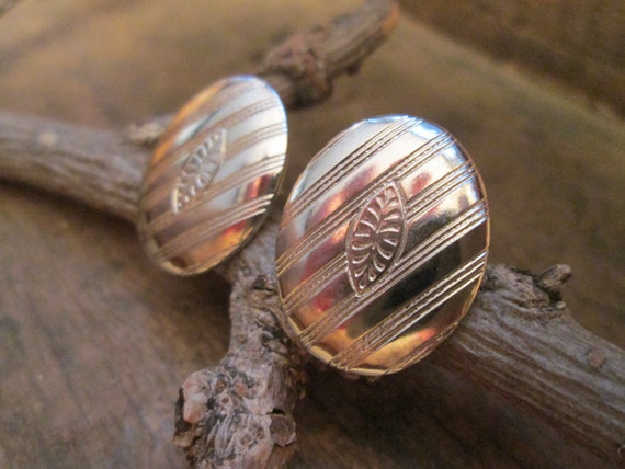 Vintage Lightweight Sterling Button Cufflinks  (F… - image 2