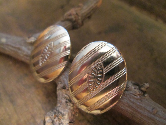 Vintage Lightweight Sterling Button Cufflinks  (F… - image 3