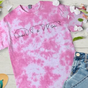 Tie Dye Dog Ears Shirt, Custom Dog Ears Shirt, Personalized Dog Shirt with Name, Sentimental Dog Mom Shirt, Mothers Day Gift, Pet Loss Gift