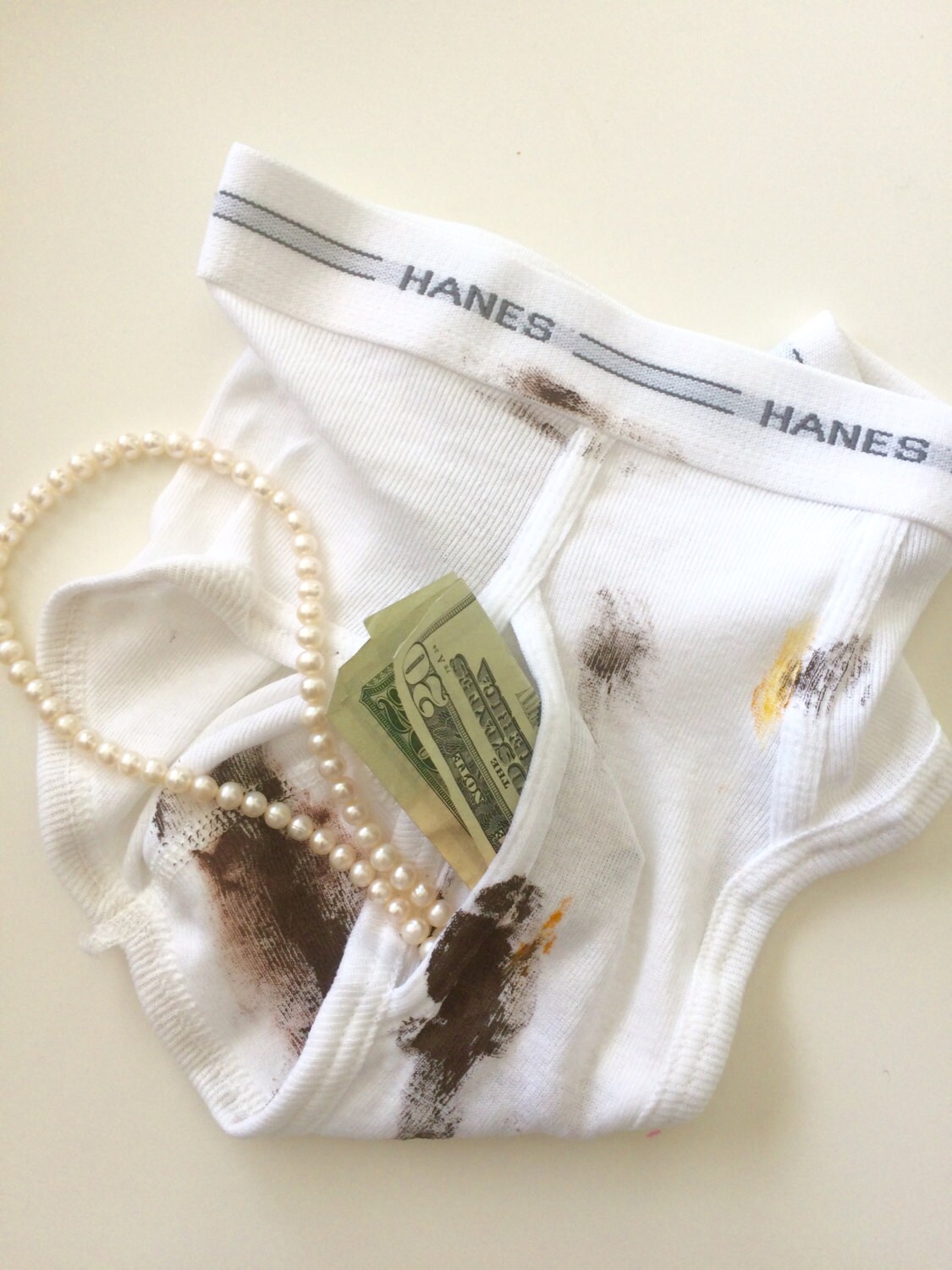 Dirty Underwear Pants Brown Stain Feces 库存矢量图（免版税）1685708548