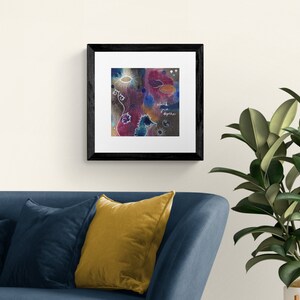 ORIGINAL Painting Ocean Wall Art Home Décor Refresh Art  Gift Ethereal Painting Abstract Seahorse Third Eye